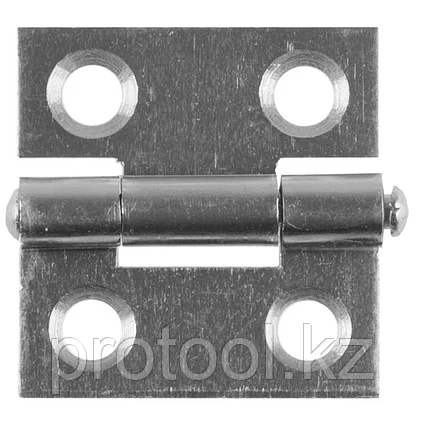 STAYER 25 x 24 x 1 мм, 1 шт., цвет белый цинк, петля универсальная 37611-25-1 Master, фото 2
