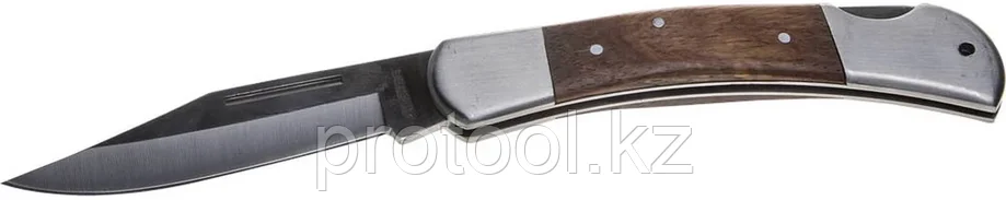 STAYER 97 мм, 3 мм, ручка с деревянными вставками, складной нож 47620-2_z01, фото 2