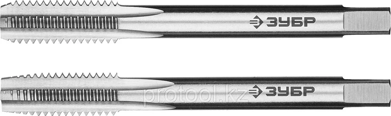 ЗУБР М8 x 1.25 мм, Р6М5, машинно-ручные, комплект метчиков 4-28007-08-1.25-H2_z01 Профессионал