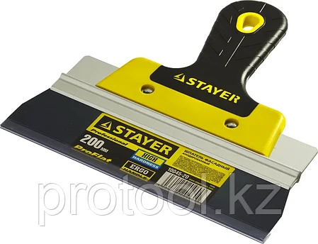 STAYER фасадный, 200 мм, анодированный, двухкомпонентная рукоятка, шпатель фасадный 10045-20, фото 2