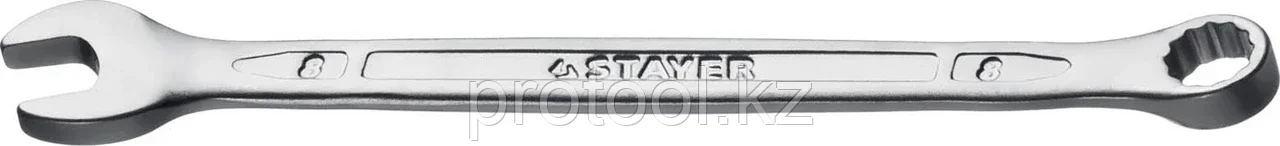 STAYER 8 мм, комбинированный гаечный ключ 27081-08_z01 - фото 1 - id-p90082788