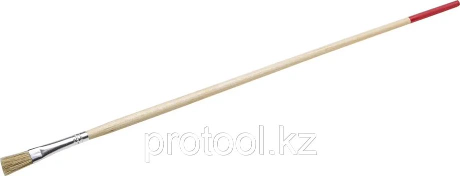 STAYER 8 мм, щетина натуральная, деревянная ручка, кисть малярная тонкая UNIVERSAL-STANDARD 0124-06, фото 2