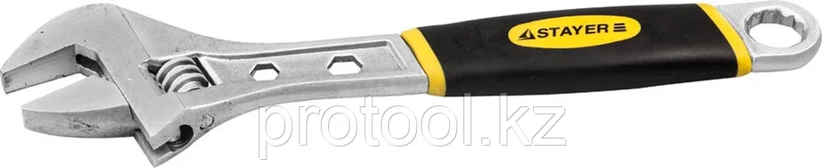STAYER 250/30 мм, ключ разводной CHROMAX 27262-25, фото 2