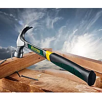 KRAFTOOL 560 г, молоток-гвоздодер цельнокованый THOR 20270, фото 4