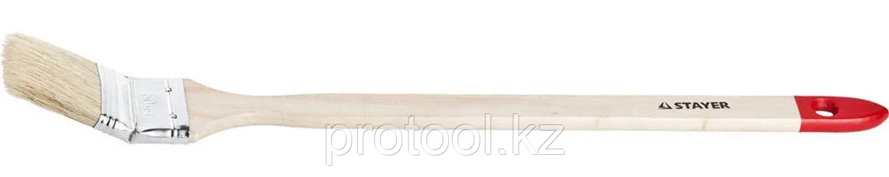 STAYER 50 мм, 2", щетина натуральная, деревянная ручка, кисть радиаторная UNIVERSAL 0112-50_z01