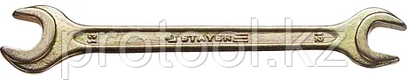 STAYER 12х13 мм, Hi-Q Сталь, оцинкованный, гаечный ключ рожковый 27038-12-13 Master, фото 2
