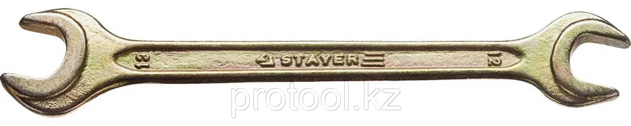STAYER 12х13 мм, Hi-Q Сталь, оцинкованный, гаечный ключ рожковый 27038-12-13 Master - фото 1 - id-p90082818