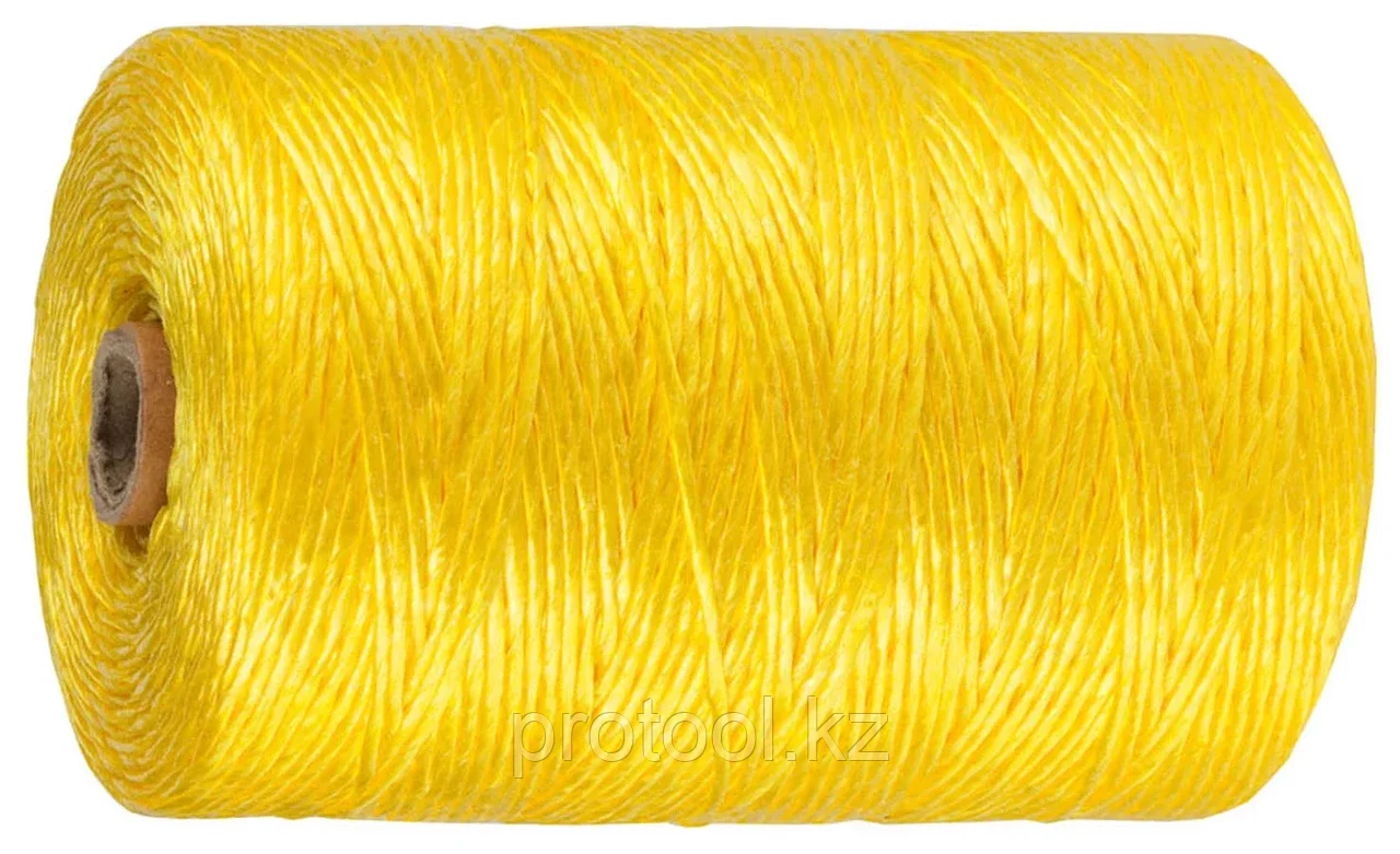 ЗУБР 60 м, 1.8 мм, желтый, шпагат многоцелевой полипропиленовый 50037-060 - фото 1 - id-p90086380