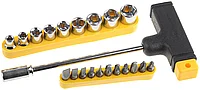 STAYER 22 шт., отвертка с битами и торцевыми головками Maxfix 2540-H20