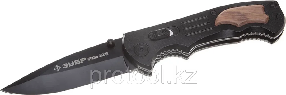 ЗУБР 200 мм/лезвие 85 мм, металлическая рукоятка, нож складной КЛЫК 47704_z01, фото 2