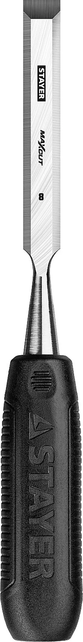 STAYER 8 мм, с плоской пластмассовой ручкой, стамеска 1820-08_z01