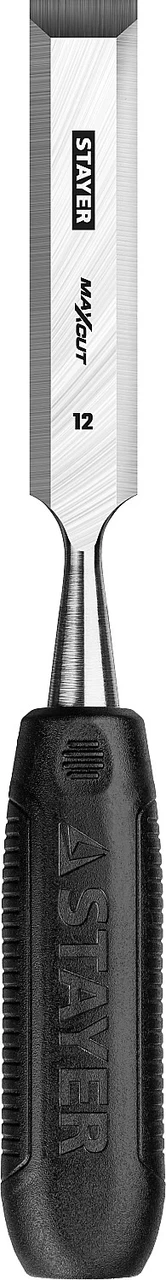 STAYER 12 мм, с плоской пластмассовой ручкой, стамеска 1820-12_z01