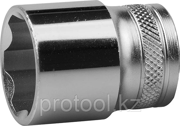 KRAFTOOL 1/2", 22 мм, Cr-V сталь, хромированная, торцовая головка 27805-22_z01, фото 2