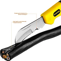 STAYER складной, изогнутое лезвие, нож монтерский SK-С 45409 Professional, фото 2