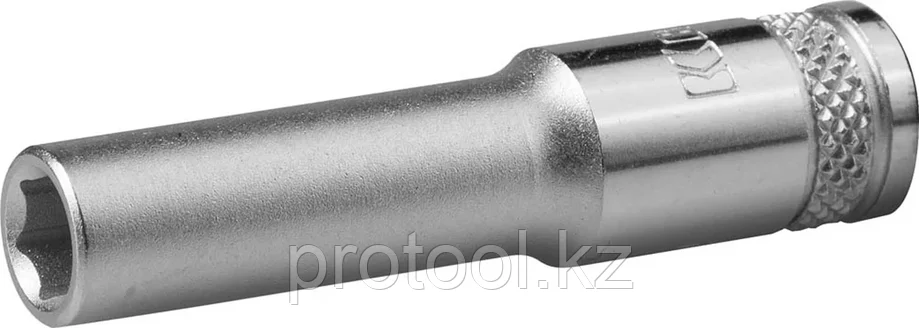 KRAFTOOL 1/4", 6 мм, Cr-V сталь, хромированная, торцовая головка 27817-06_z01, фото 2