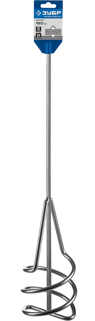 ЗУБР 120х600 мм, шестигранный хвостовик, миксер для песчано-гравийных смесей 06033-12-60_z02 Профессионал - фото 3 - id-p90084722