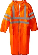 ЗУБР 56-58, размер оранжевый, светоотражающие полосы, плащ-дождевик 11617-56 Профессионал, фото 2