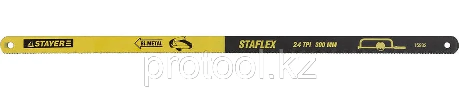 STAYER 24 TPI, 300 мм, полотна для ножовки по металлу ProFI 15932-S10, фото 2