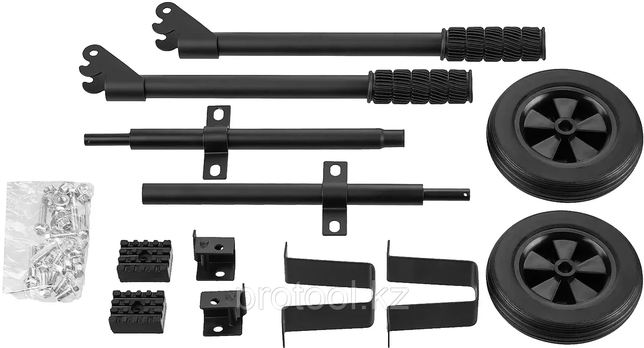 ЗУБР, набор колес + рукоятка № 2, для генераторов мощностью свыше 4000 Вт, НКР-2 - фото 1 - id-p90085510