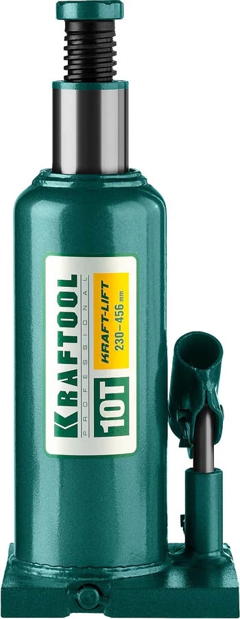 KRAFTOOL 10 т, 230-456 мм, домкрат гидравлический бутылочный сварной Kraft-Lift 43462-10_z01 - фото 3 - id-p90081804