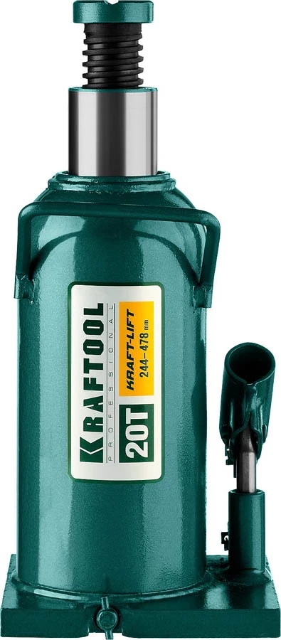 KRAFTOOL 20 т, 244-478 мм, домкрат гидравлический бутылочный сварной Kraft-Lift 43462-20_z01 - фото 3 - id-p90081805