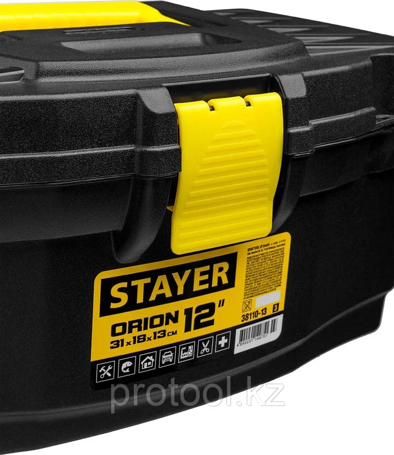 STAYER 310 x 180 x 130мм (12"), пластиковый, ящик для инструментов ORION-12 38110-13_z03 - фото 5 - id-p90082903