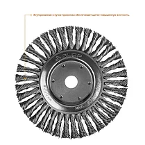 ЗУБР O 200 мм, проволока 0.5 мм, щетка дисковая для УШМ 35190-200_z02 Профессионал, фото 2