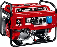 ЗУБР 8 кВт, с электростартером, бензиновый генератор СБ-8000Е Мастер