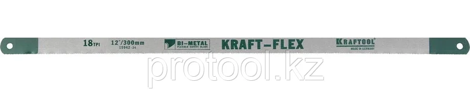 KRAFTOOL 18 TPI, 300 мм, полотно по металлу 15942-18-S10, фото 2