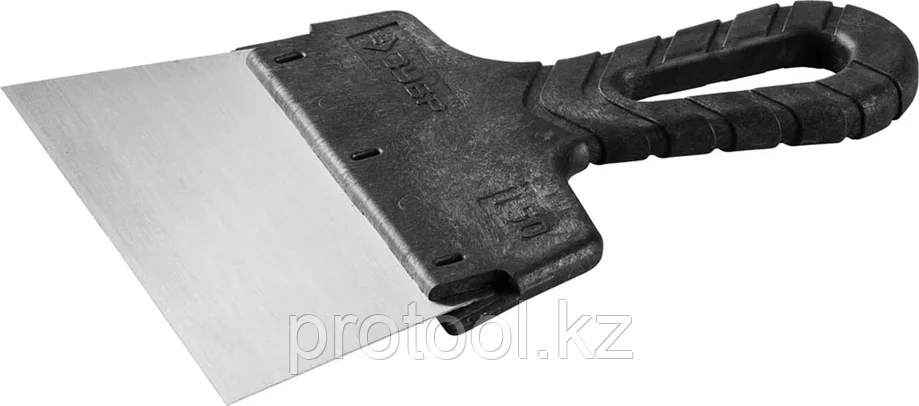 ЗУБР 150 мм, стальное полотно, пластмассовая рукоятка, шпатель фасадный 10052-15, фото 2