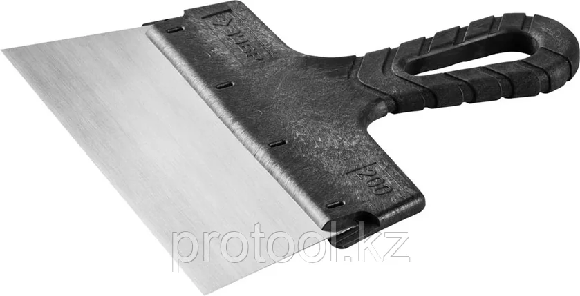 ЗУБР 200 мм, стальное полотно, пластмассовая рукоятка, шпатель фасадный 10052-20, фото 2