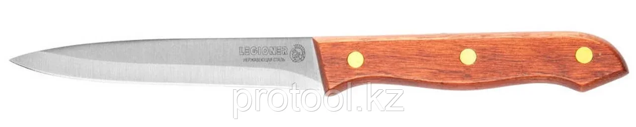 LEGIONER 120 мм, деревянной ручка, нержавеющее лезвие, тип "Solo", нож универсальный GERMANICA 47837-S_z01