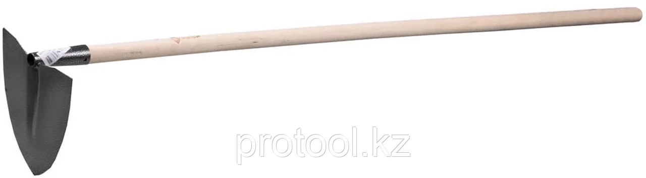ЗУБР 170х180х1200 мм, деревянный черенок, лепесток, мотыга 4-39599