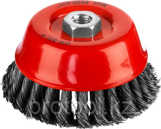 MIRAX d 120 мм, щетка-крацовка чашечная для УШМ 35104-120-2, фото 1