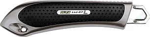 OLFA 18 мм, нож с выдвижным сегментированным лезвием, винтовой фиксатор OL-LTD-L-LFB, фото 2