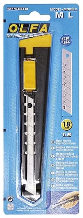 OLFA 18 мм, нож металлический с выдвижным лезвием OL-ML, фото 2