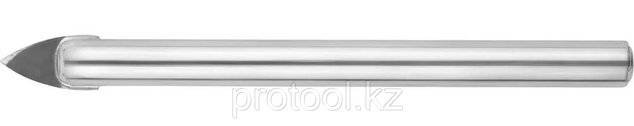URAGAN  6 мм, 2-х резцовый, хвостовик цилиндрический, сверло по стеклу и кафелю 29830-06
