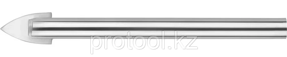 URAGAN  8 мм, 2-х резцовый, хвостовик цилиндрический, сверло по стеклу и кафелю 29830-08, фото 2