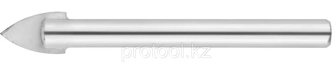 URAGAN  12 мм, 2-х резцовый, хвостовик цилиндрический, сверло по стеклу и кафелю 29830-12