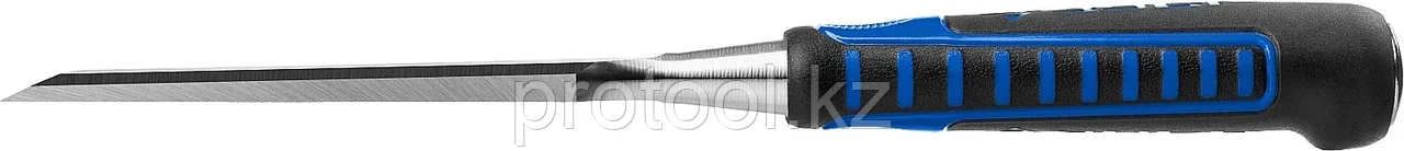 ЗУБР 10 мм, для ударных работ, с ударопрочной двухкомпонентной ручкой и стальным затыльником, стамеска - фото 2 - id-p90086642