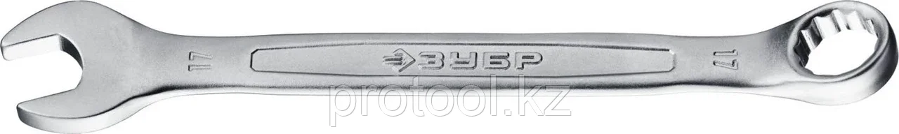 ЗУБР 17 мм, комбинированный гаечный ключ 27087-17_z01