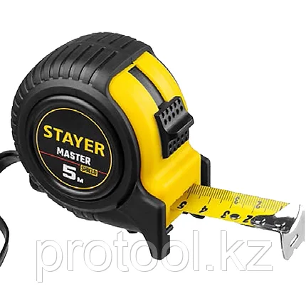STAYER 3 м х 16 мм, ударостойкий, обрезиненный корпус, рулетка 34025-03_z01, фото 2