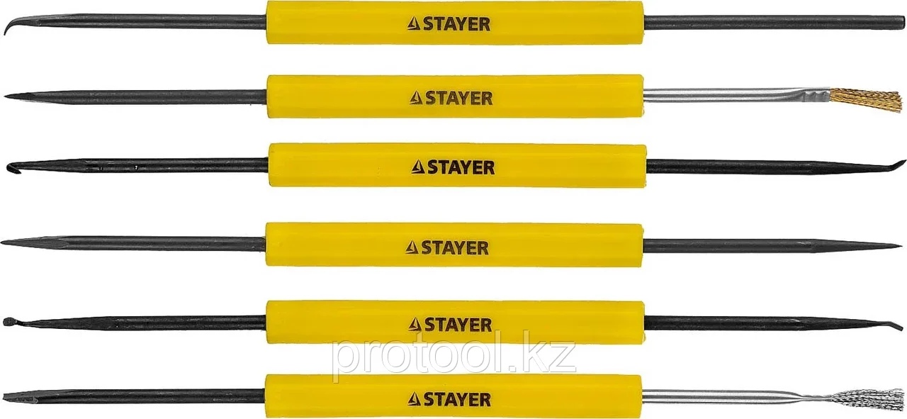 STAYER 6 шт., набор радиомонтажника MAXTerm 55338-H12 Master - фото 1 - id-p90083196
