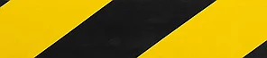ЗУБР 50 мм х 25 м, желто-черная, разметочная клейкая лента (скотч) 12249-50-25 Профессионал, фото 2