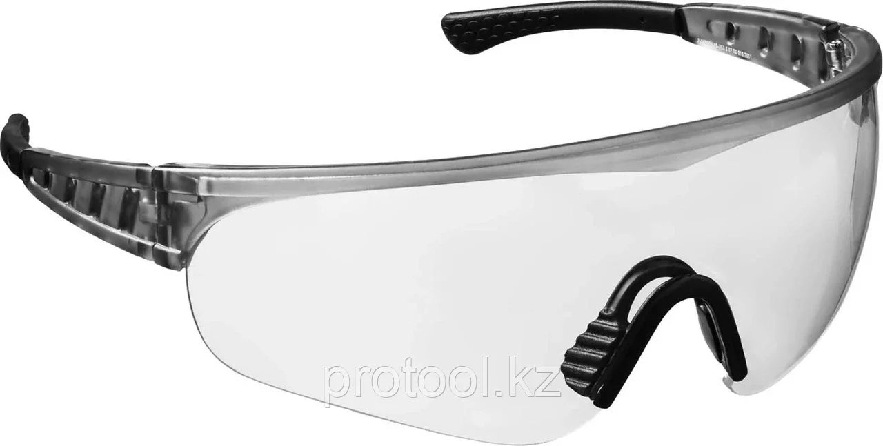 STAYER прозрачный, мягкие двухкомпонентные дужки, очки защитные HERCULES 2-110431_z01 - фото 1 - id-p90083236