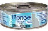 Monge Cat Jelly Влажный корм для пожилых кошек желтоперый тунец с анчоусами в желе, 80гр, фото 1