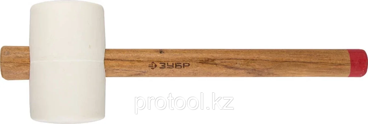 ЗУБР 900 г, киянка резиновая белая с деревянной ручкой 20511-900_z01