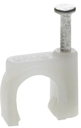 ЗУБР 6 мм, полиэтилен, 50 шт., скоба-держатель для круглого кабеля 45111-06, фото 2
