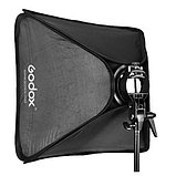 Софтбокс (рассеиватель) Godox 40х40 SFUV4040 Bowens для накамерных вспышек, фото 5