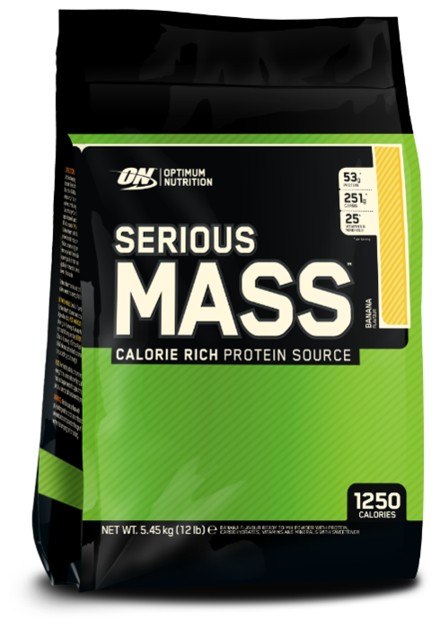 Гейнер Optimum Nutrition Serious Mass (5.44 кг) - фото 1 - id-p90089588